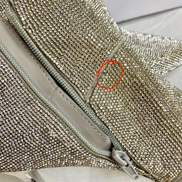 GORGEOUS High-heel Rhinestone Bootie - Picture 15 of 16